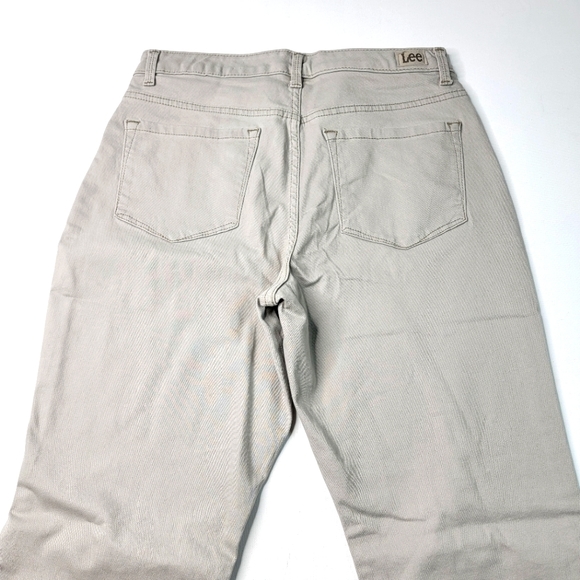 Lee Classic Relaxed Fit Straight Leg High Rise Jean - Picture 7 of 9